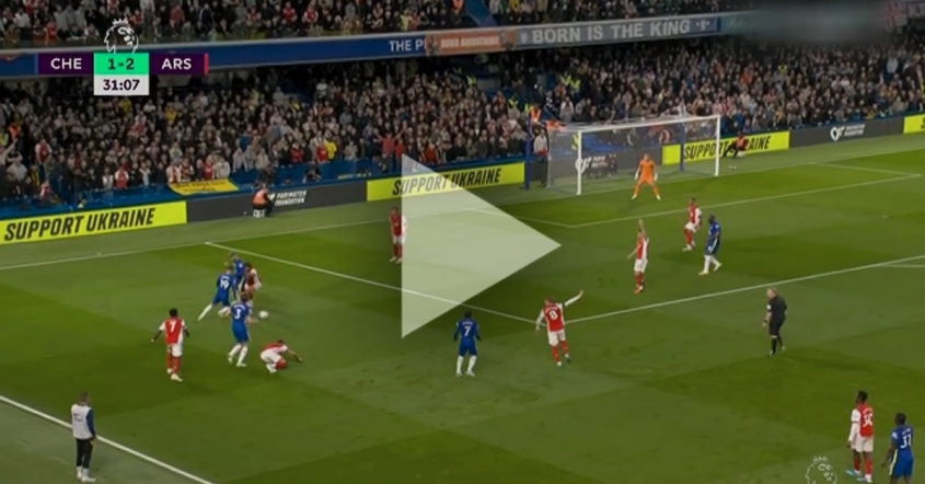 Azpilicueta STRZELA GOLA na 2-2 z Arsenalem w 32 minucie! [VIDEO]